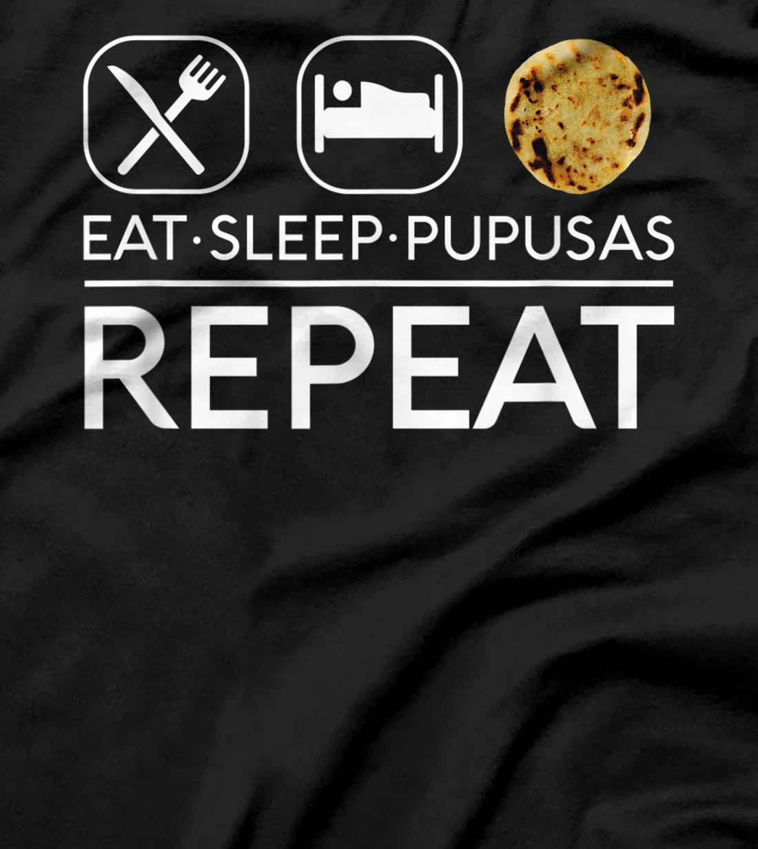 Pupusas El Salvador Salvadorian Food Salvi Guanaco Eat Queso T-Shirt