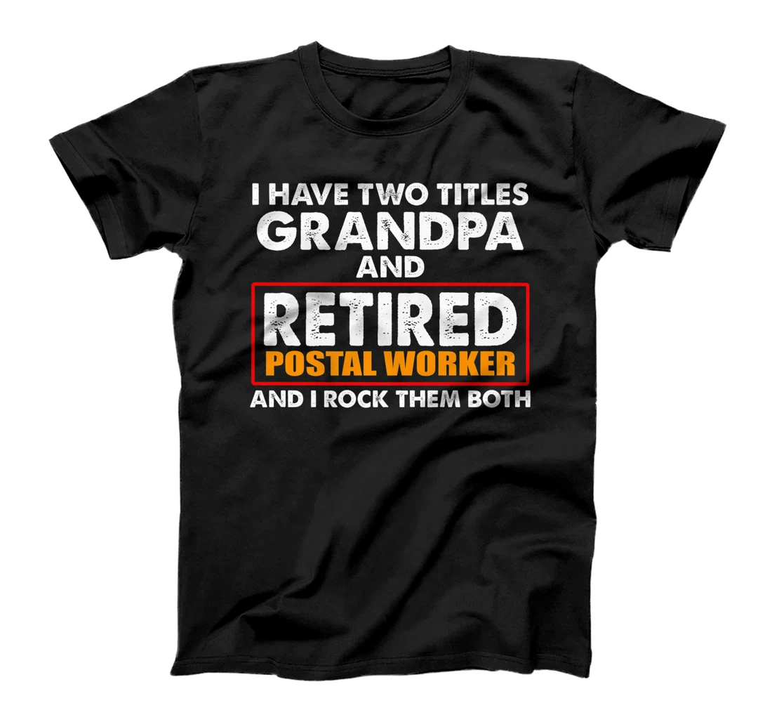 Retired Postal Worker Grandpa Mailman Retirement Premium T-Shirt