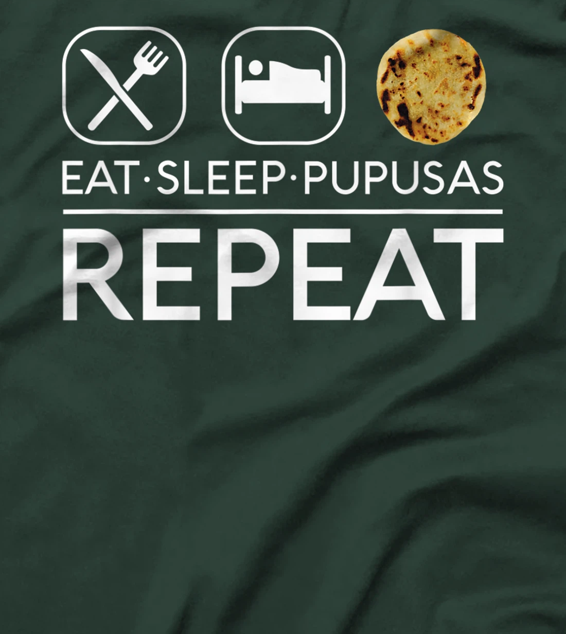 Pupusas El Salvador Salvadorian Food Salvi Guanaco Eat Queso T-Shirt