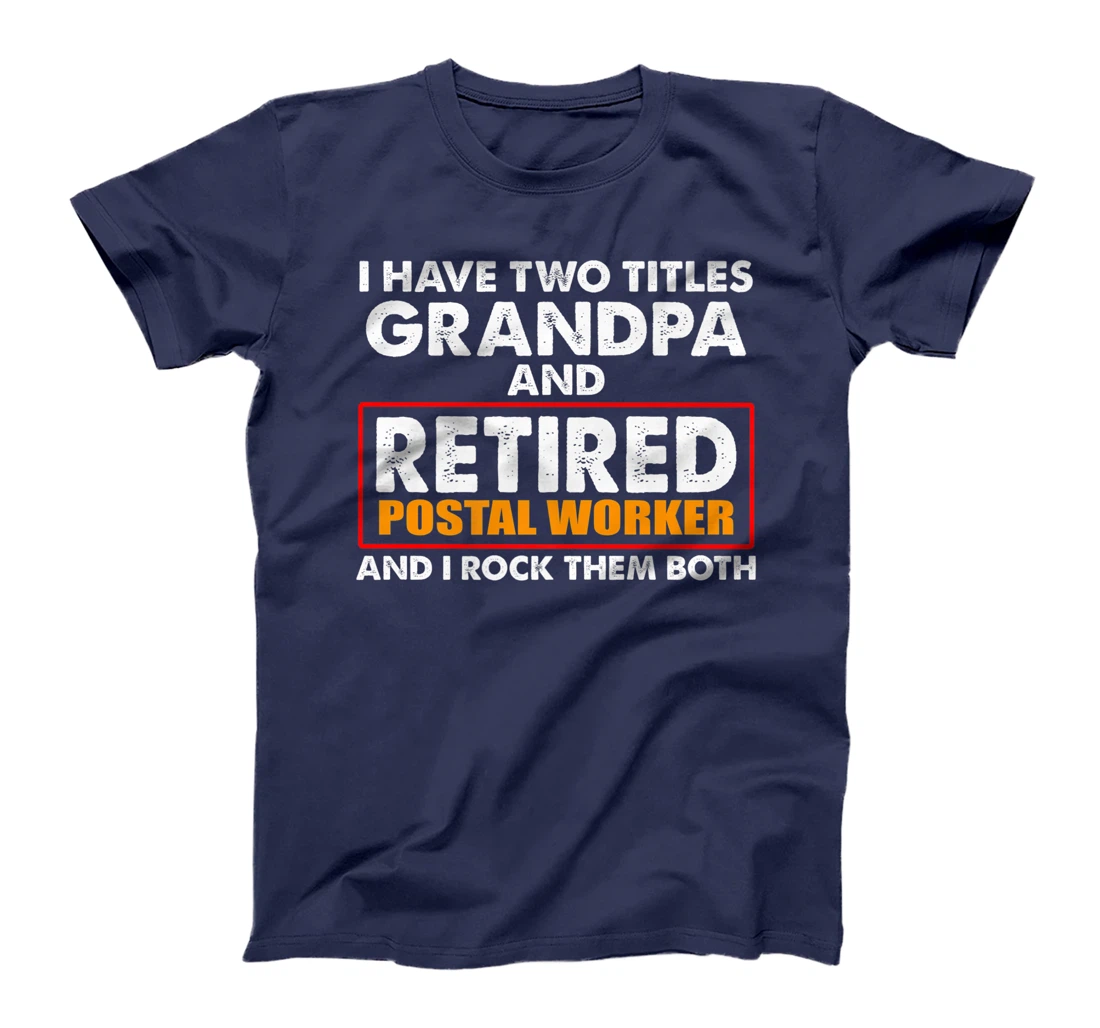 Retired Postal Worker Grandpa Mailman Retirement Premium T-Shirt