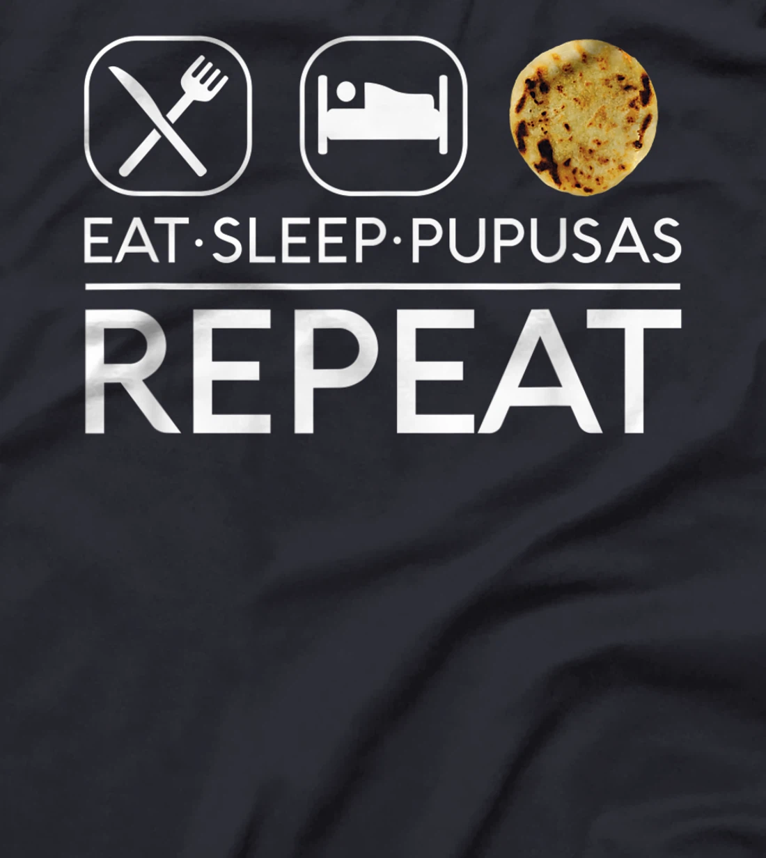 Pupusas El Salvador Salvadorian Food Salvi Guanaco Eat Queso T-Shirt