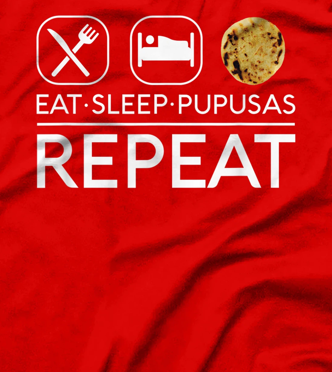 Pupusas El Salvador Salvadorian Food Salvi Guanaco Eat Queso T-Shirt