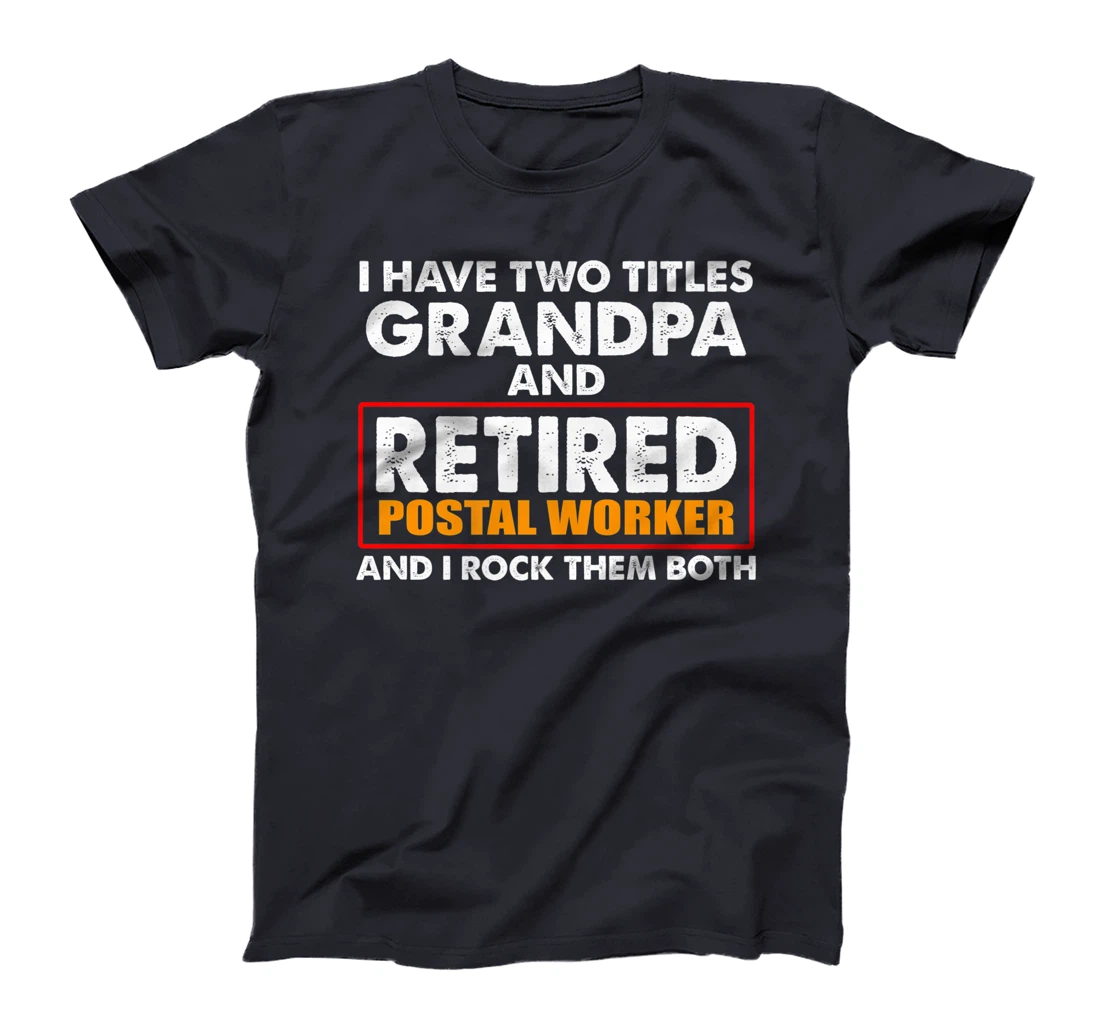 Retired Postal Worker Grandpa Mailman Retirement Premium T-Shirt