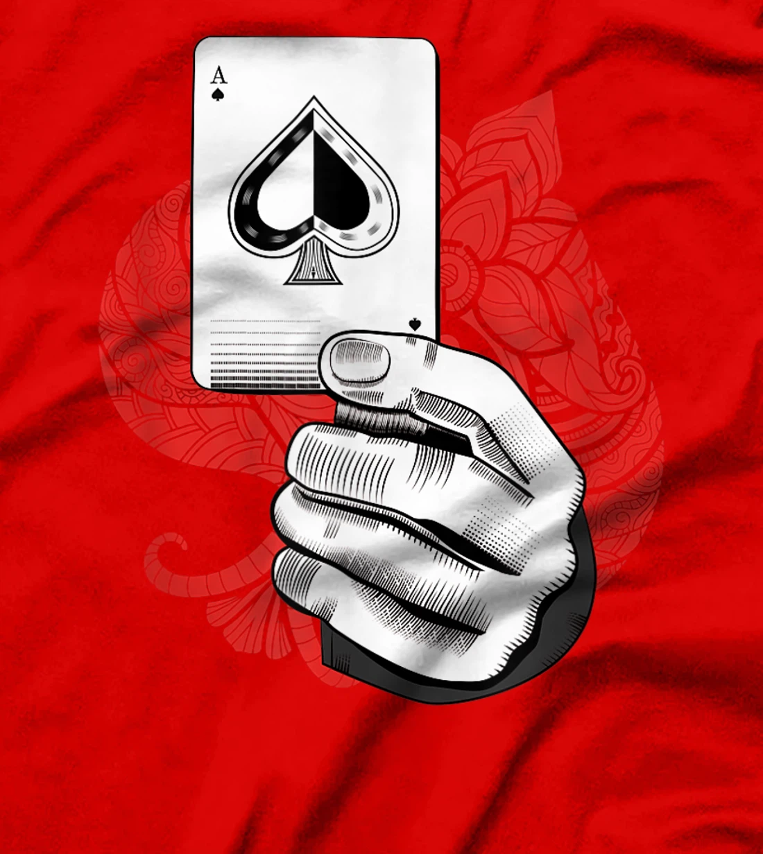 Poker Game Playing Cards Gambler Hands Casino Game Holdem T-Shirt