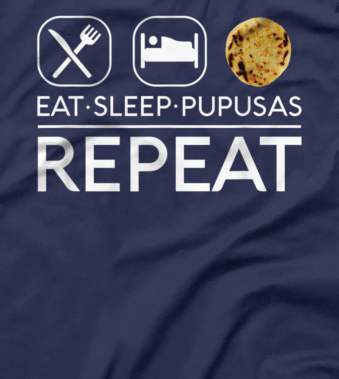 Pupusas El Salvador Salvadorian Food Salvi Guanaco Eat Queso T-Shirt