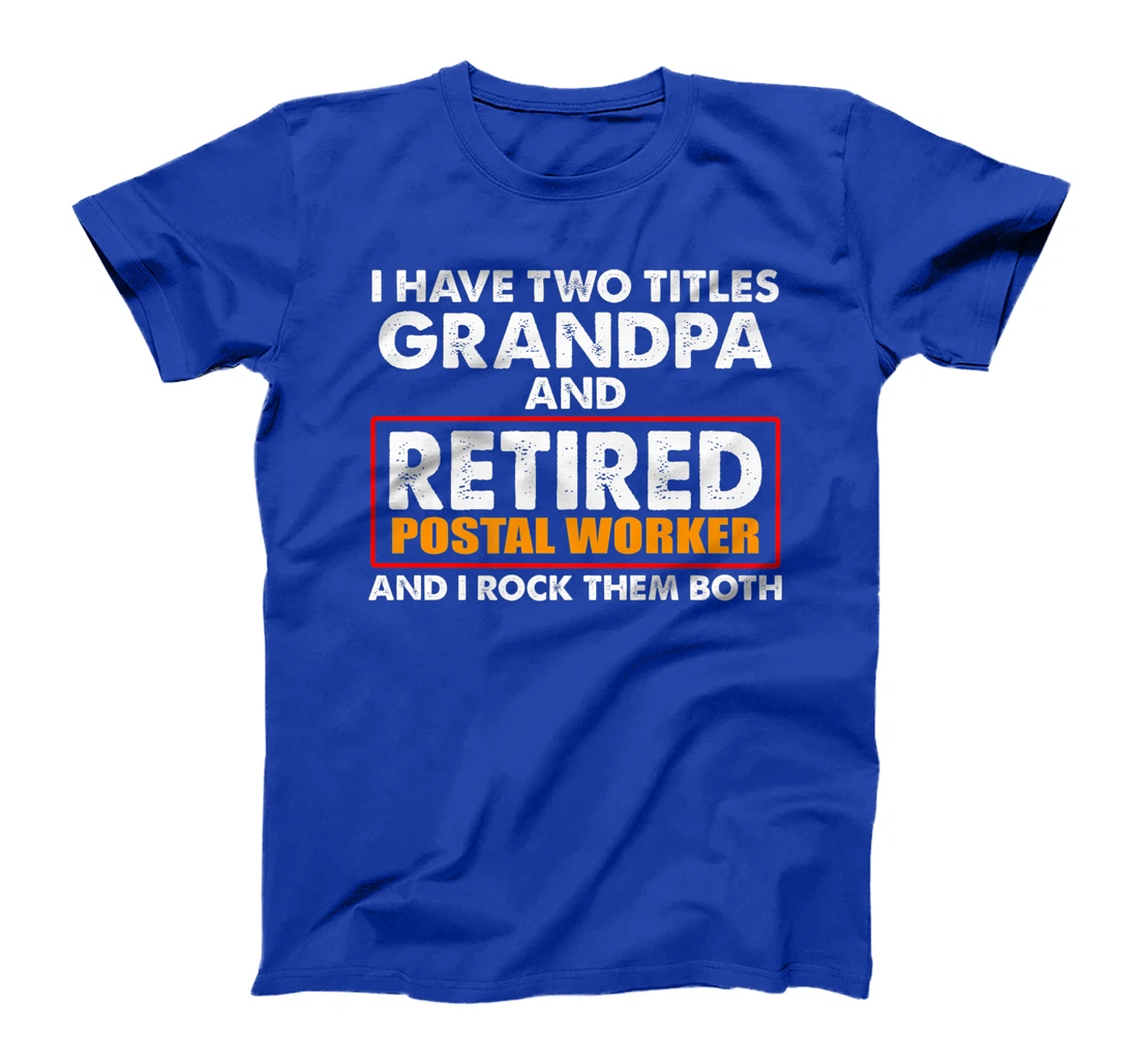 Retired Postal Worker Grandpa Mailman Retirement Premium T-Shirt