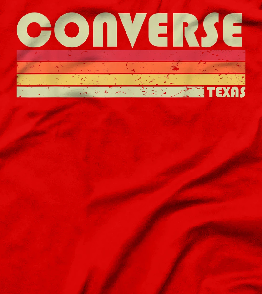 CONVERSE TX TEXAS Funny City Home Roots Gift Retro 70s 80s T-Shirt