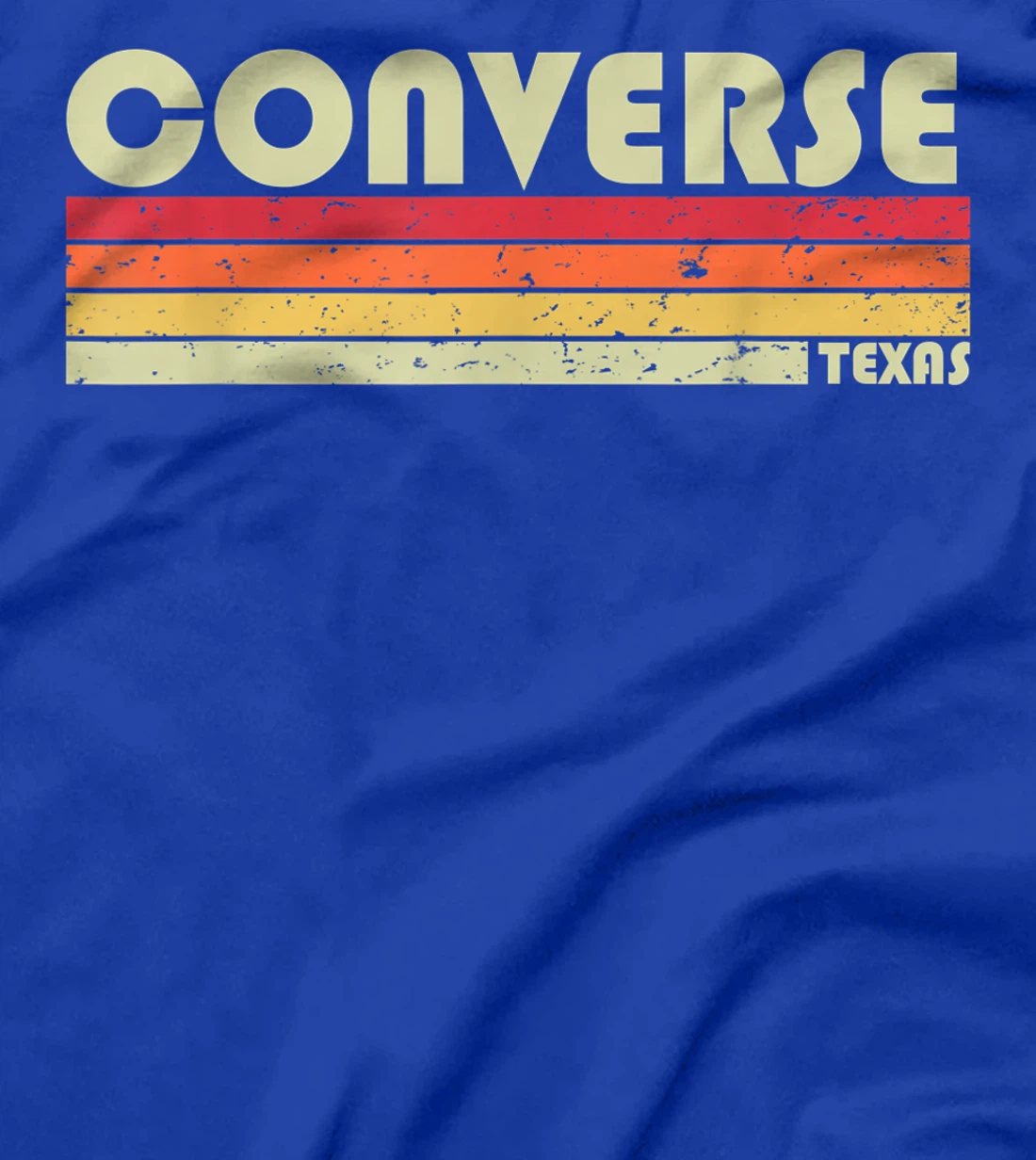 CONVERSE TX TEXAS Funny City Home Roots Gift Retro 70s 80s T-Shirt