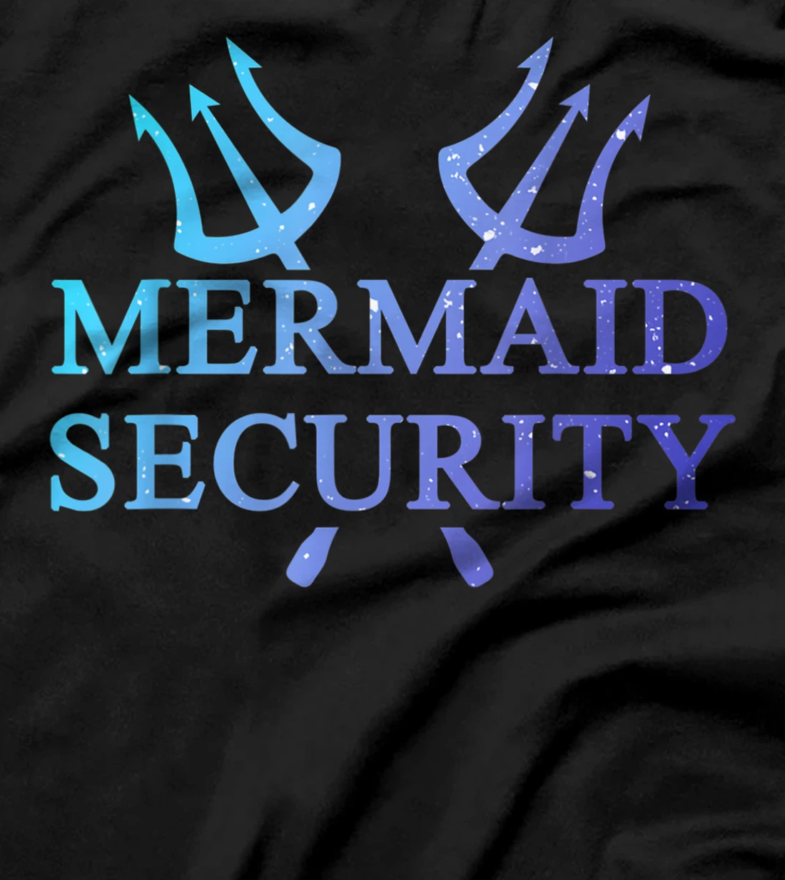Mermaid Security Funny Swimming Gift Merman Maimaid Guard T-Shirt