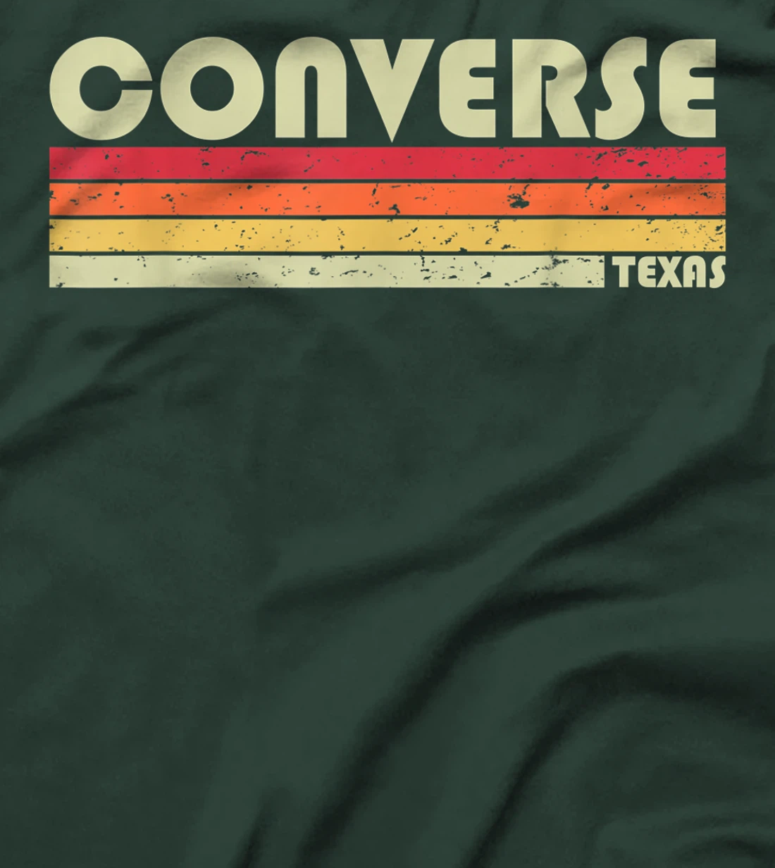 CONVERSE TX TEXAS Funny City Home Roots Gift Retro 70s 80s T-Shirt