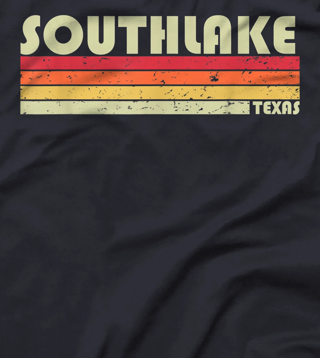 SOUTHLAKE TX TEXAS Funny City Home Roots Gift Retro 70s 80s T-Shirt