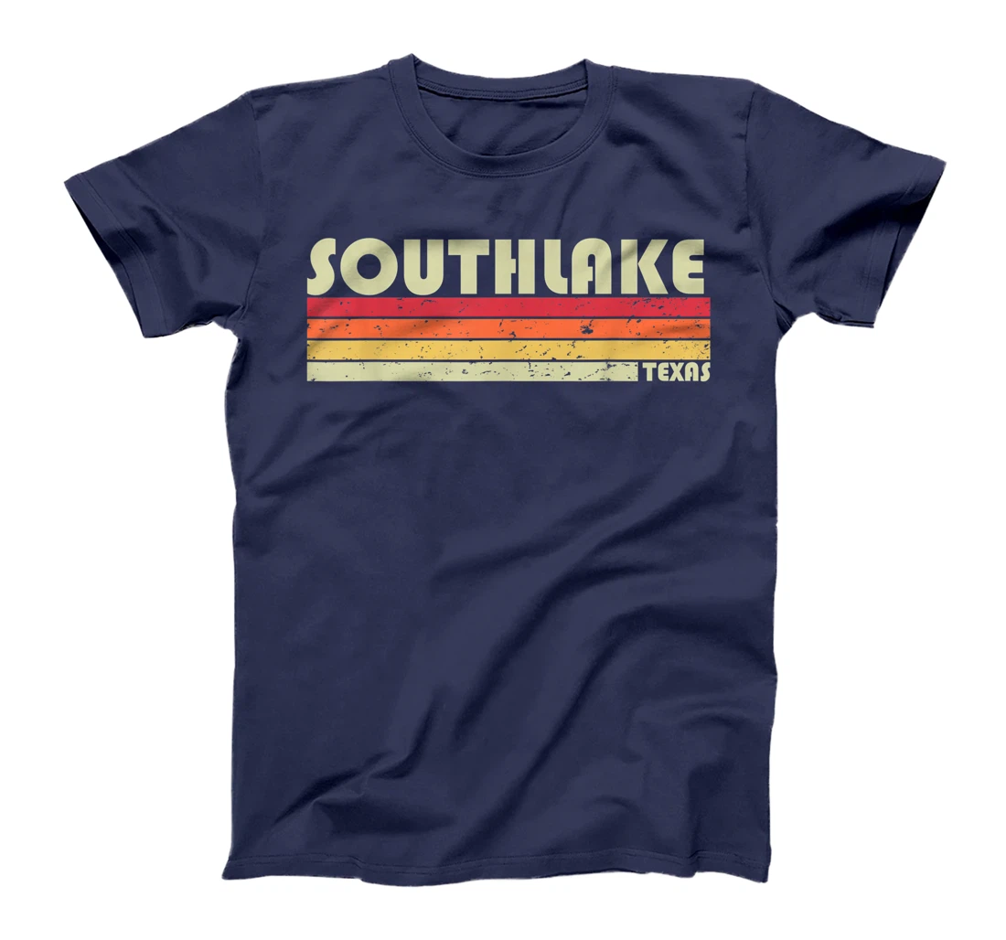 SOUTHLAKE TX TEXAS Funny City Home Roots Gift Retro 70s 80s T-Shirt