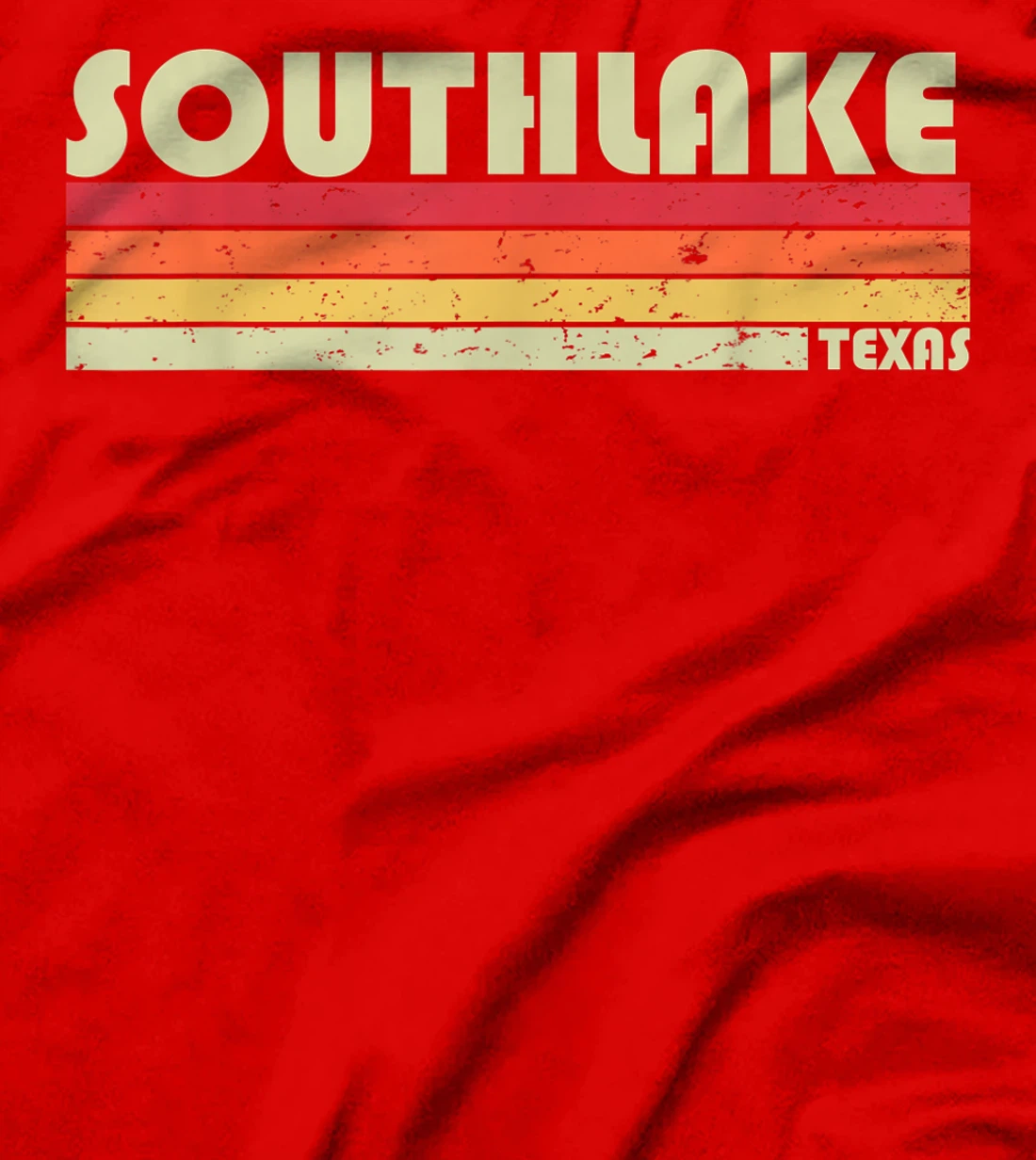 SOUTHLAKE TX TEXAS Funny City Home Roots Gift Retro 70s 80s T-Shirt