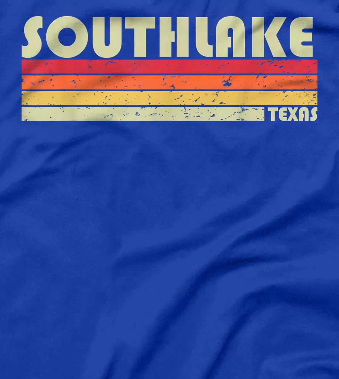 SOUTHLAKE TX TEXAS Funny City Home Roots Gift Retro 70s 80s T-Shirt