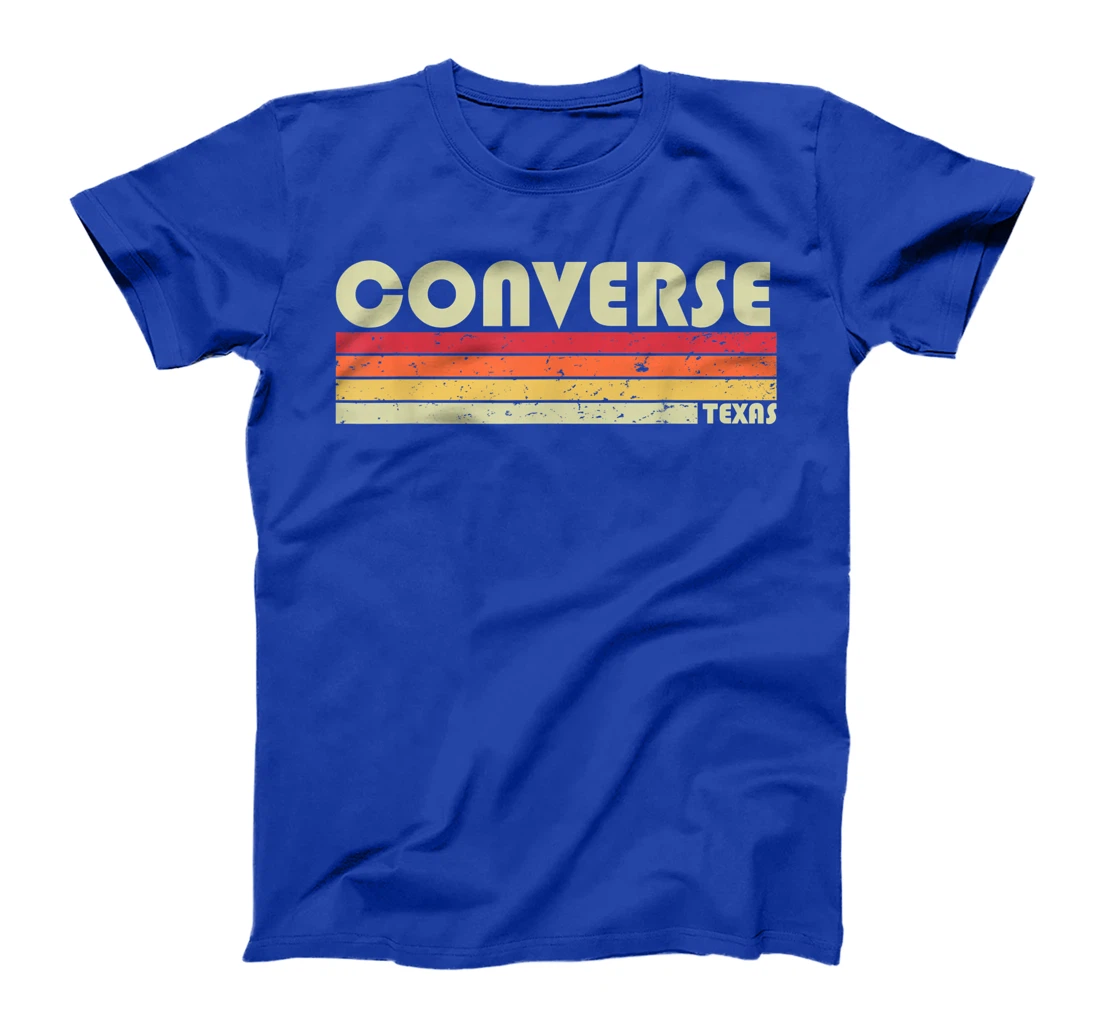 CONVERSE TX TEXAS Funny City Home Roots Gift Retro 70s 80s T-Shirt