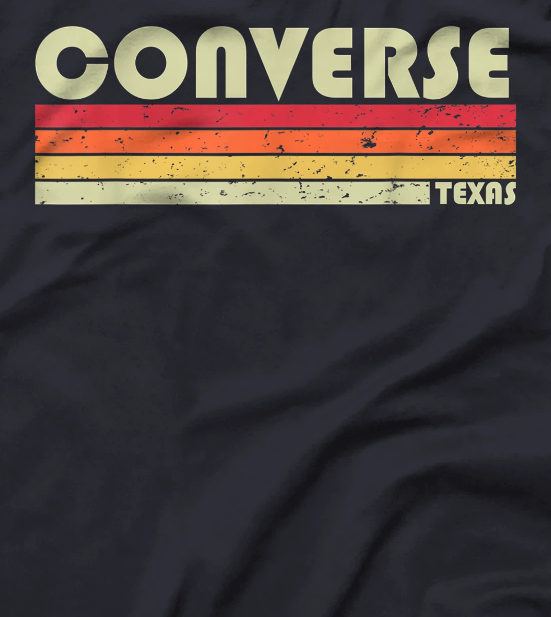 CONVERSE TX TEXAS Funny City Home Roots Gift Retro 70s 80s T-Shirt