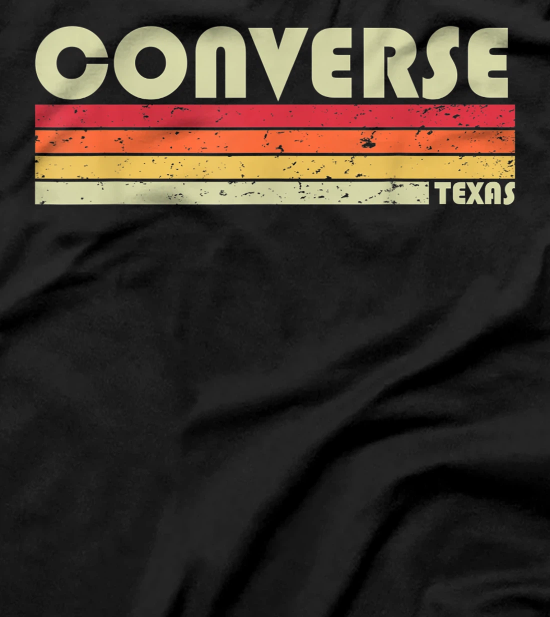 CONVERSE TX TEXAS Funny City Home Roots Gift Retro 70s 80s T-Shirt