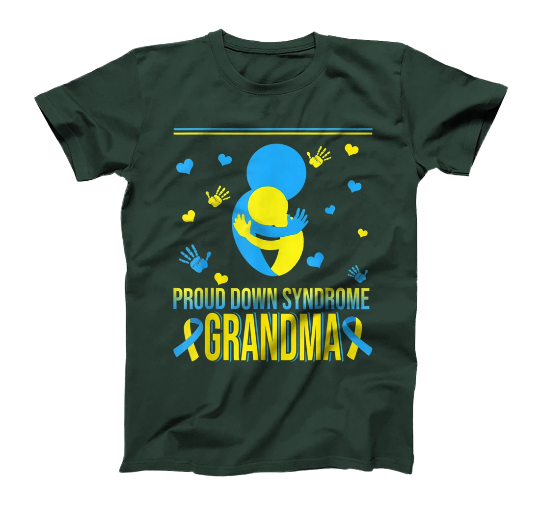 Proud Down Syndrome Grandma Down Syndrome Awareness Family T-Shirt