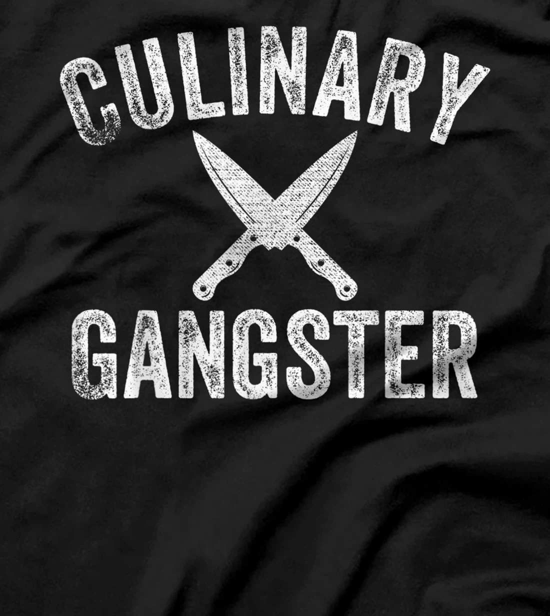 Culinary Gangster Cooking Themed Chefs Cooking Enthusiasts T-Shirt