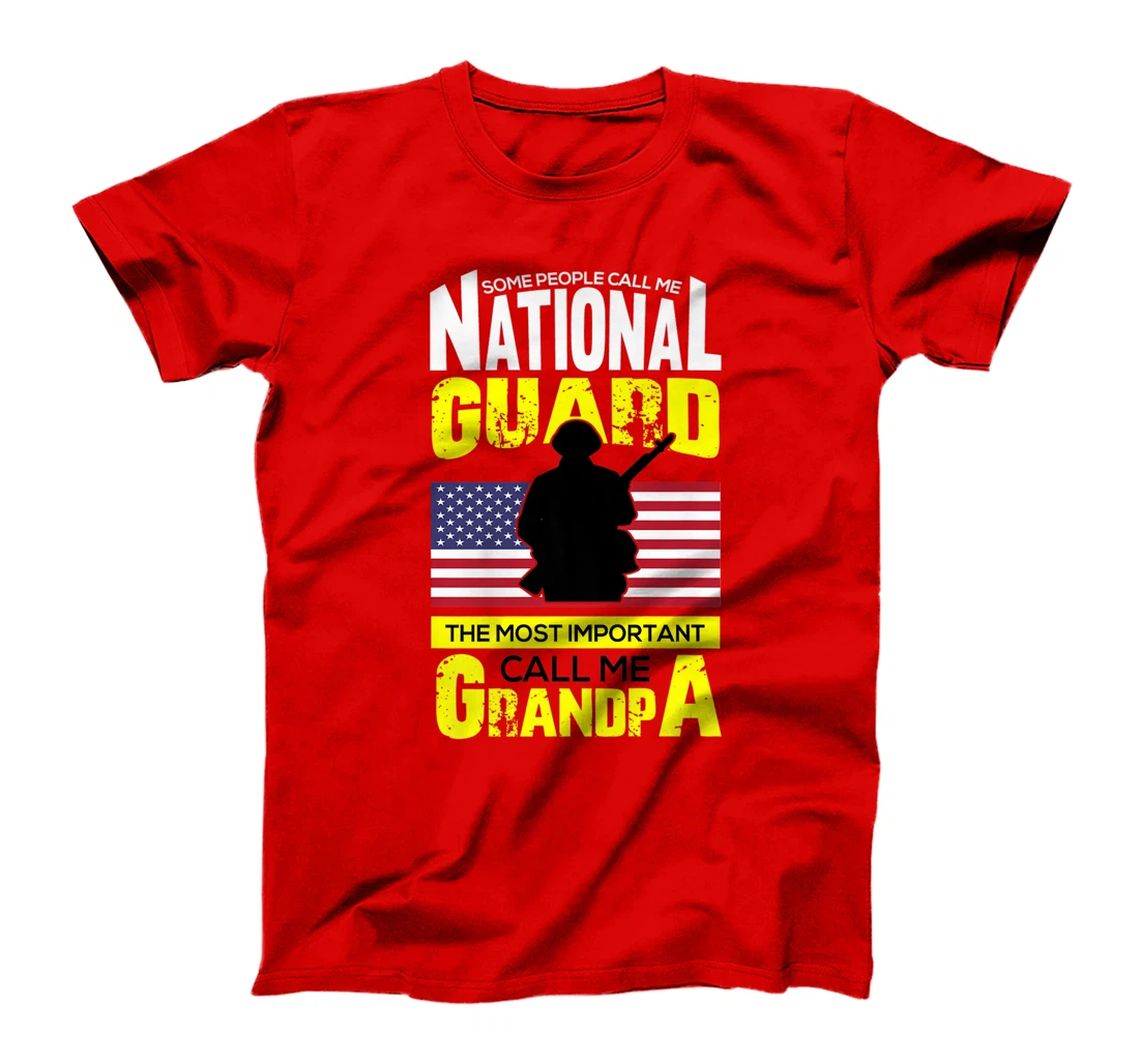 Some people Call Me National Guard Most Important Grandpa Premium T-Shirt