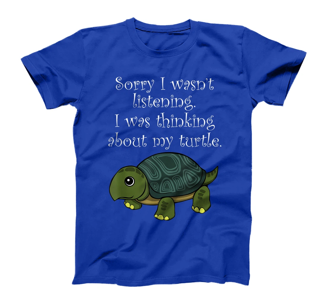 Thinking About Turtle Cute Tortoise Saying T-Shirt