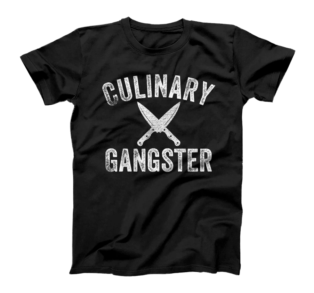 Culinary Gangster Cooking Themed Chefs Cooking Enthusiasts T-Shirt