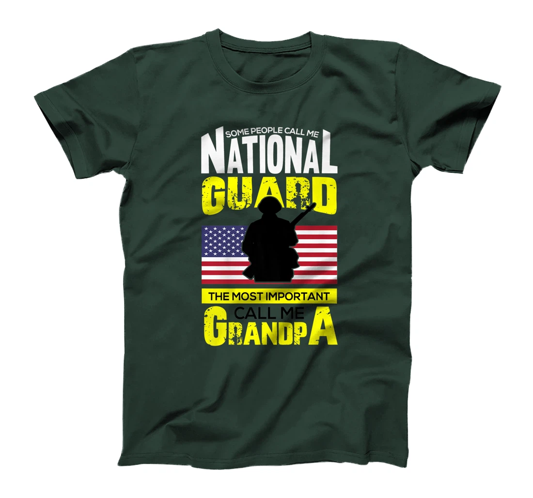 Some people Call Me National Guard Most Important Grandpa Premium T-Shirt