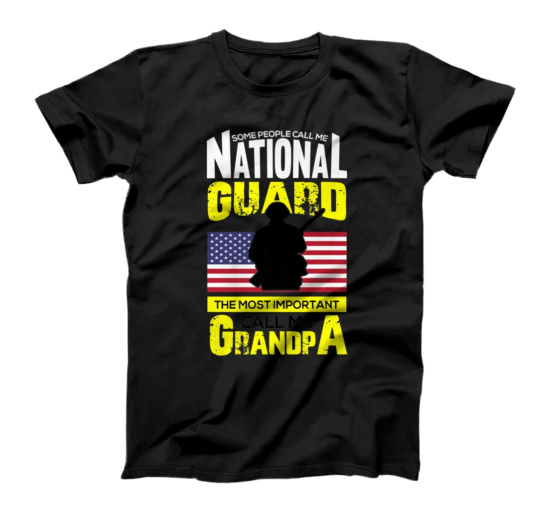 Some people Call Me National Guard Most Important Grandpa Premium T-Shirt