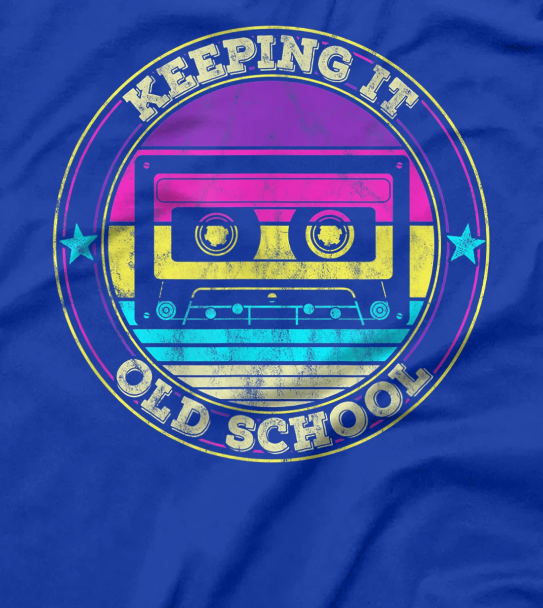 Cassette Tape Music Retro 80s 90s Keeping it Old school T-Shirt