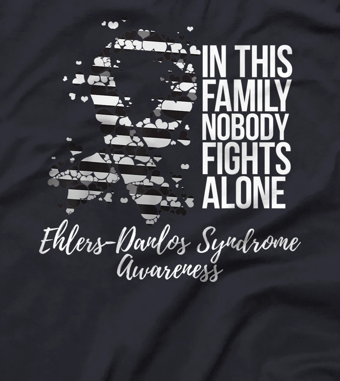 Family Support Ehlers-Danlos Syndrome Awareness T-Shirt
