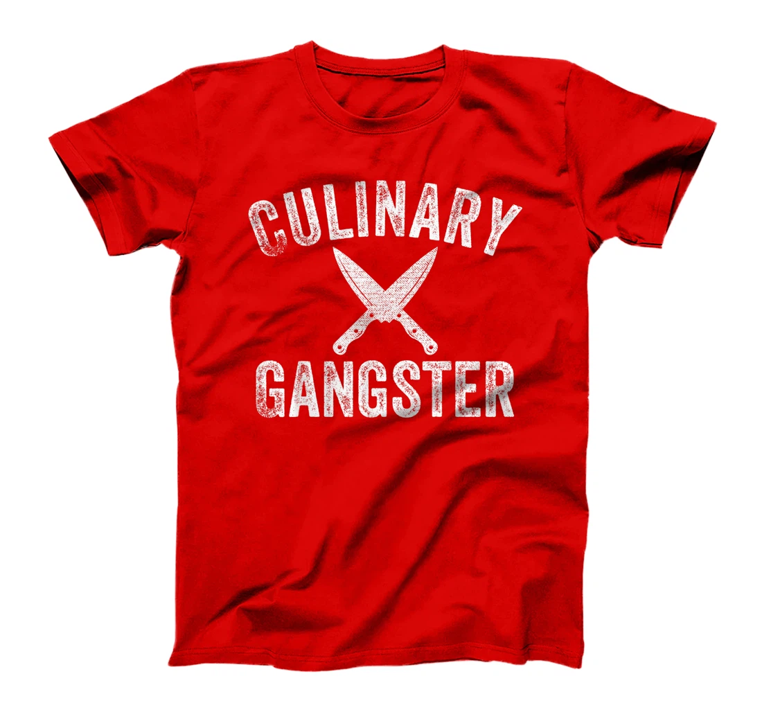 Culinary Gangster Cooking Themed Chefs Cooking Enthusiasts T-Shirt