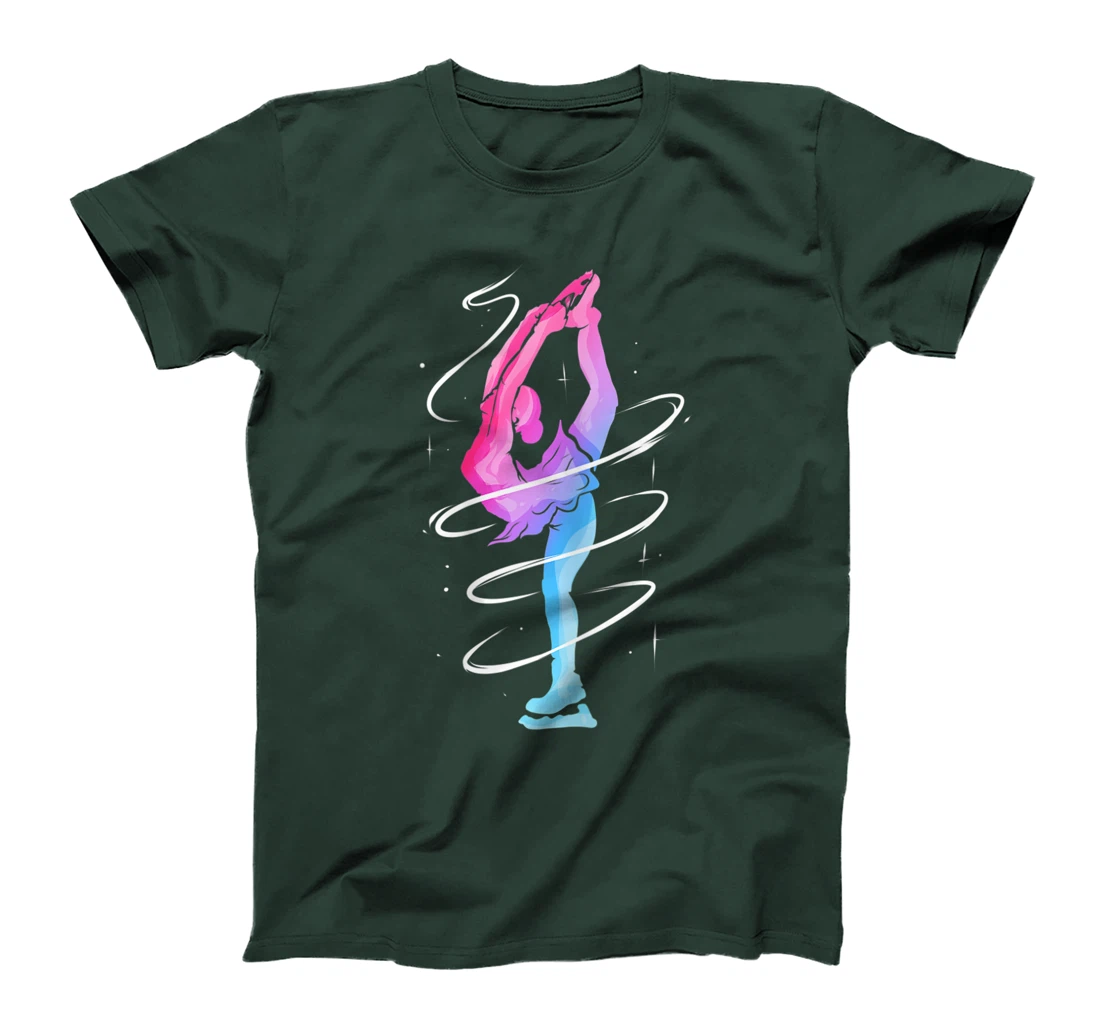 Figure Skater Girl for Figure Skating Ice Skater Dance T-Shirt