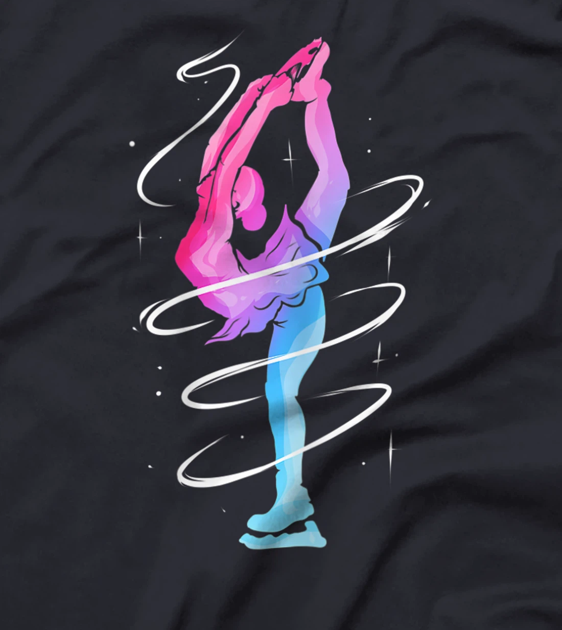 Figure Skater Girl for Figure Skating Ice Skater Dance T-Shirt
