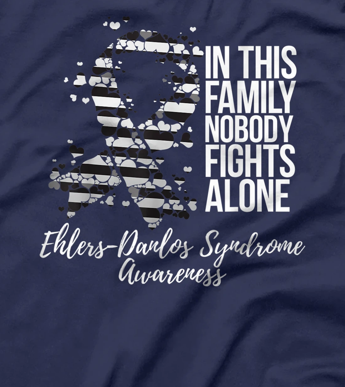 Family Support Ehlers-Danlos Syndrome Awareness T-Shirt