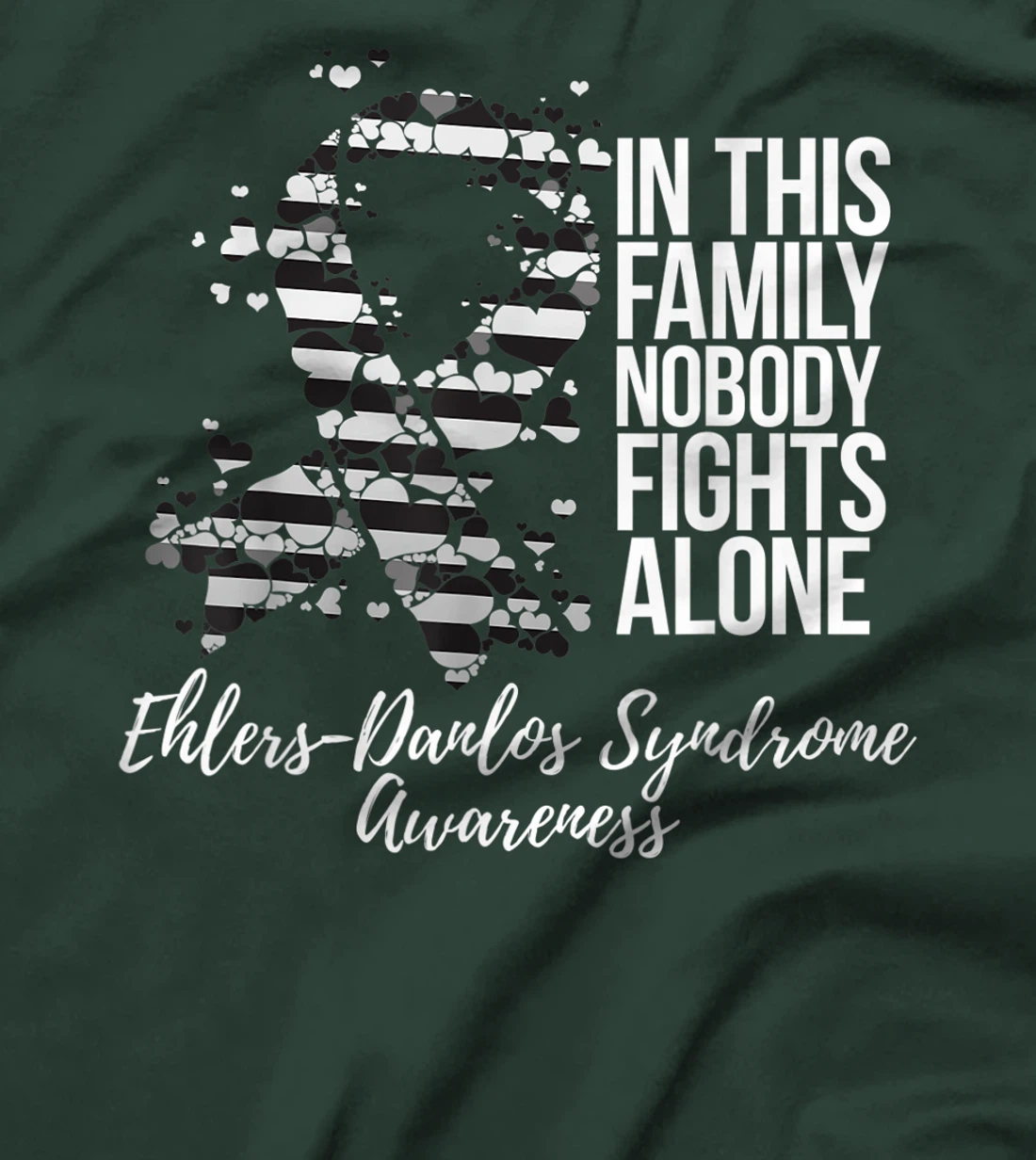 Family Support Ehlers-Danlos Syndrome Awareness T-Shirt