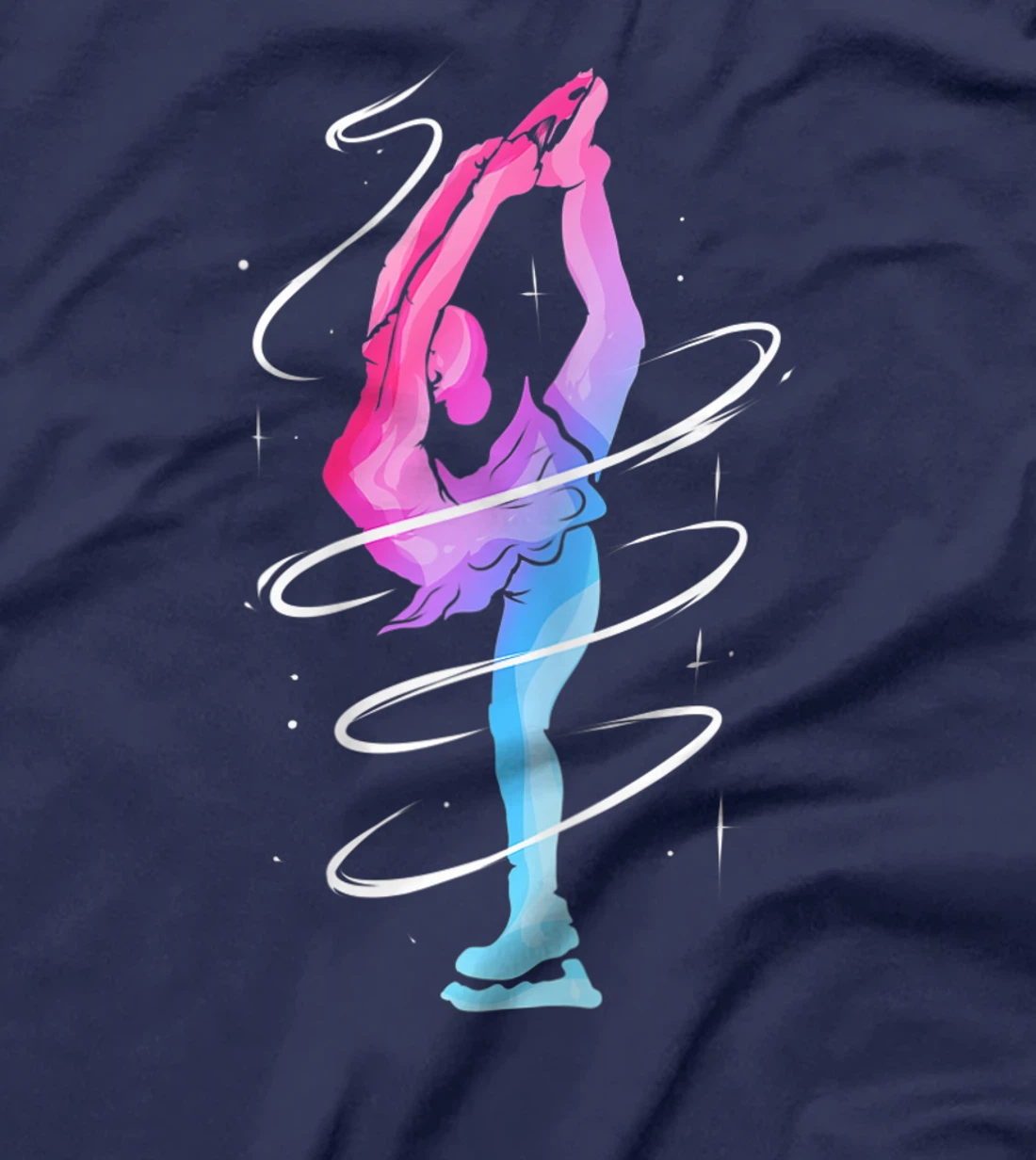 Figure Skater Girl for Figure Skating Ice Skater Dance T-Shirt