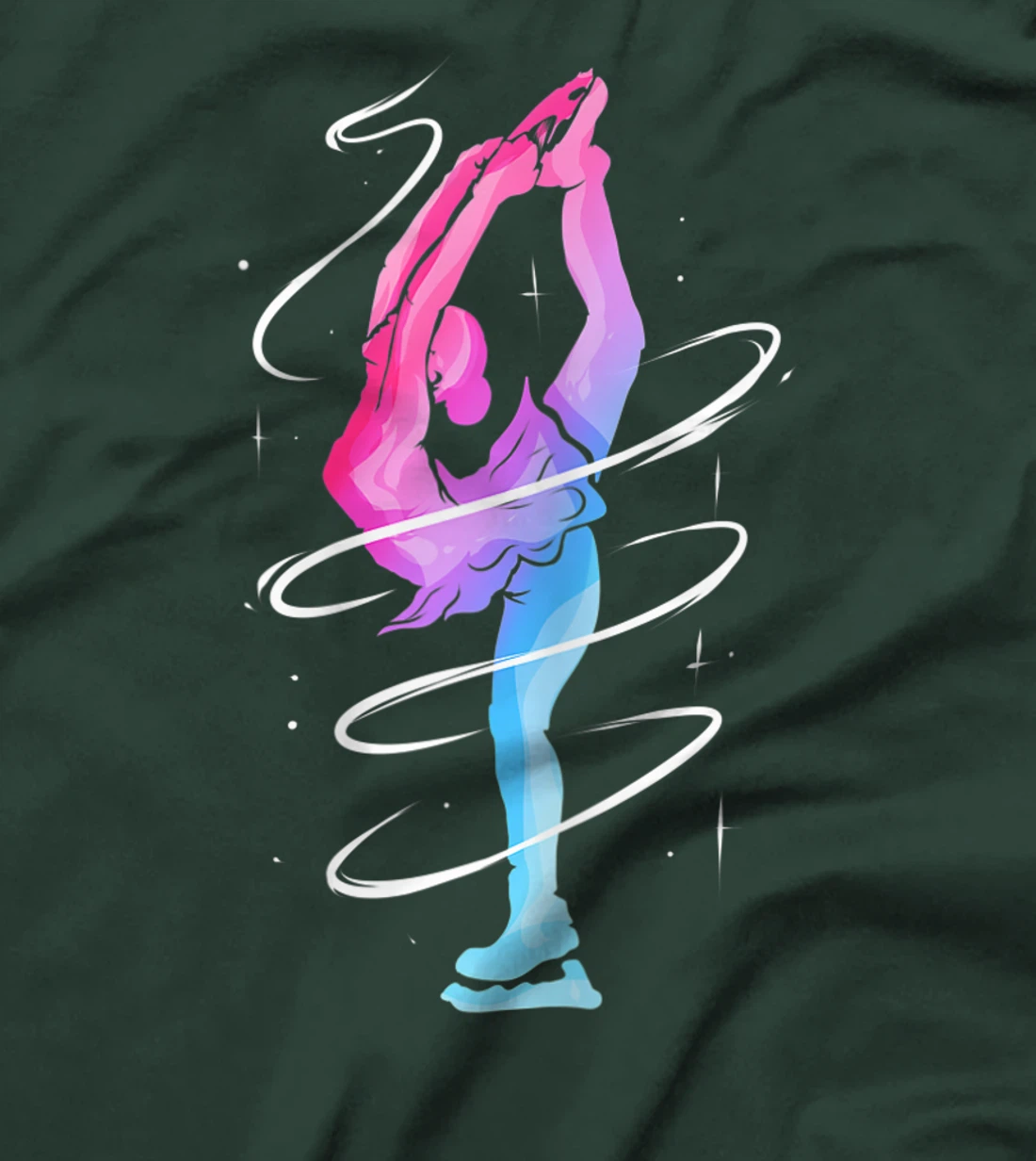 Figure Skater Girl for Figure Skating Ice Skater Dance T-Shirt