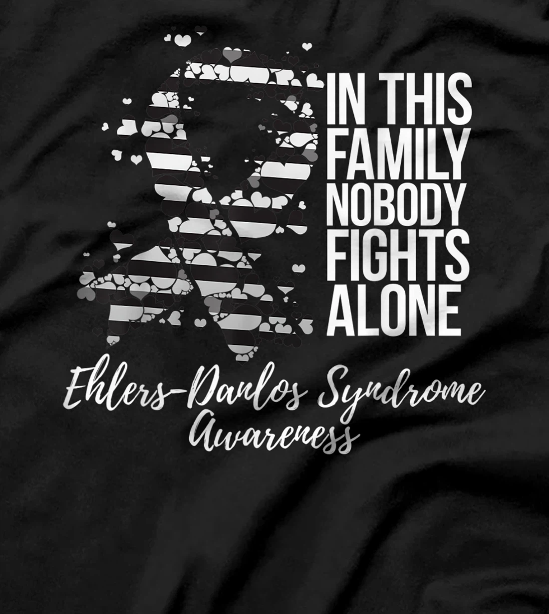 Family Support Ehlers-Danlos Syndrome Awareness T-Shirt