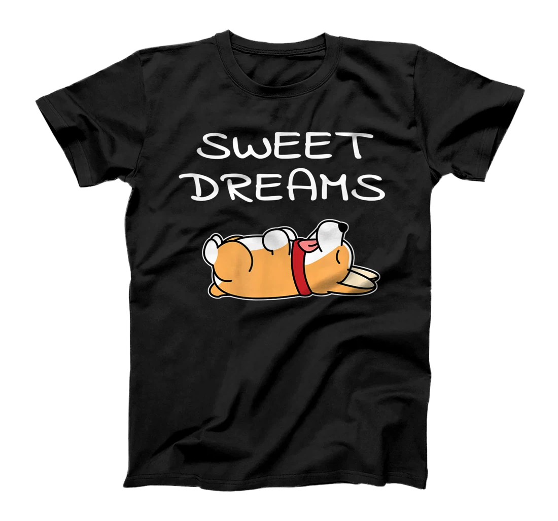 Corgi Puppy Sweet Dreams Pajama for Bedtime T-Shirt
