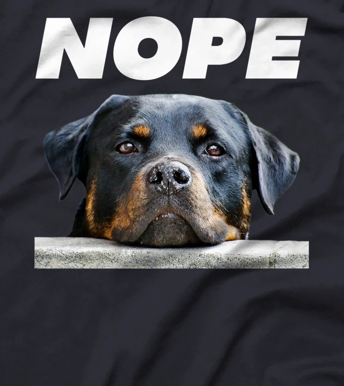 Rotweiller Nope Rottie Face Not Today Love My Rottweiler Dog Premium T-Shirt
