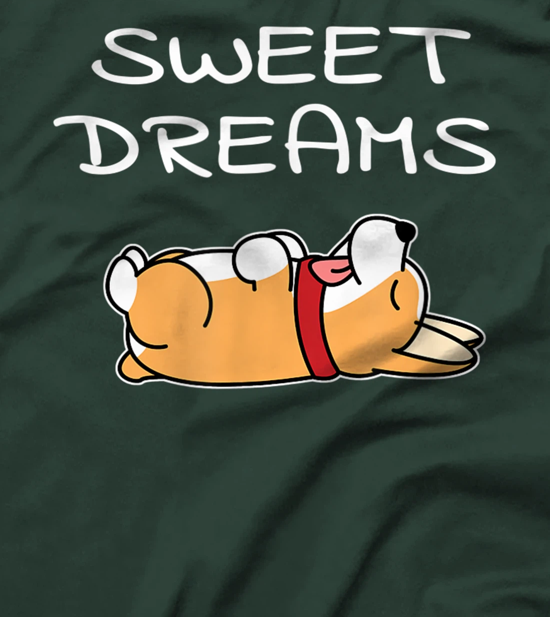 Corgi Puppy Sweet Dreams Pajama for Bedtime T-Shirt