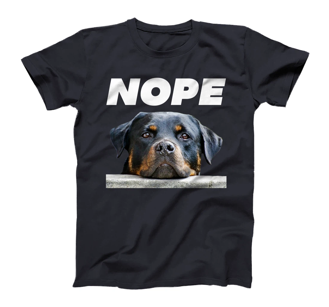 Rotweiller Nope Rottie Face Not Today Love My Rottweiler Dog Premium T-Shirt