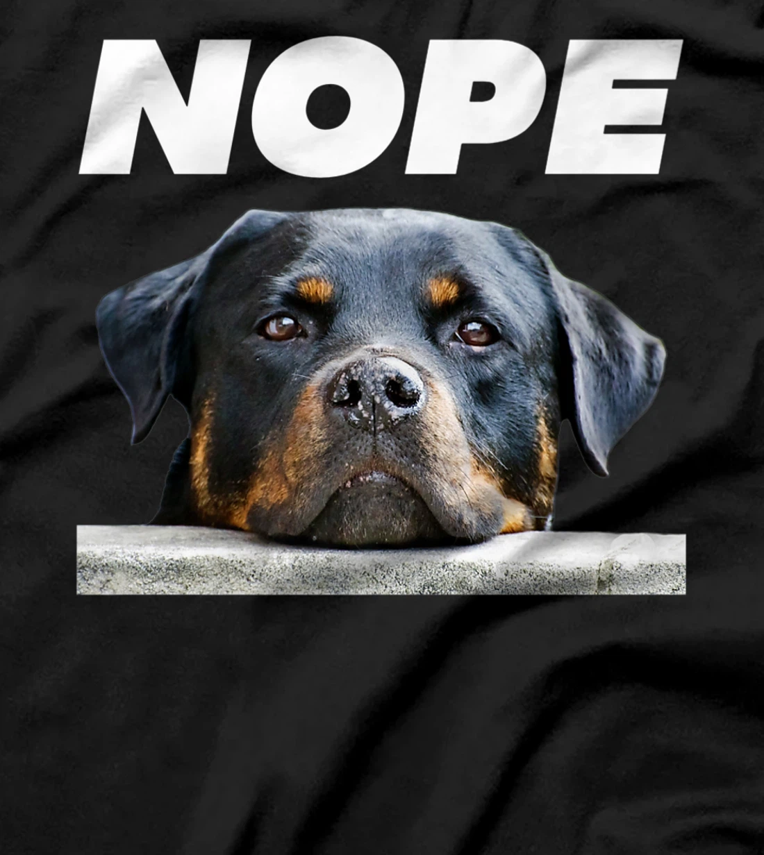 Rotweiller Nope Rottie Face Not Today Love My Rottweiler Dog Premium T-Shirt