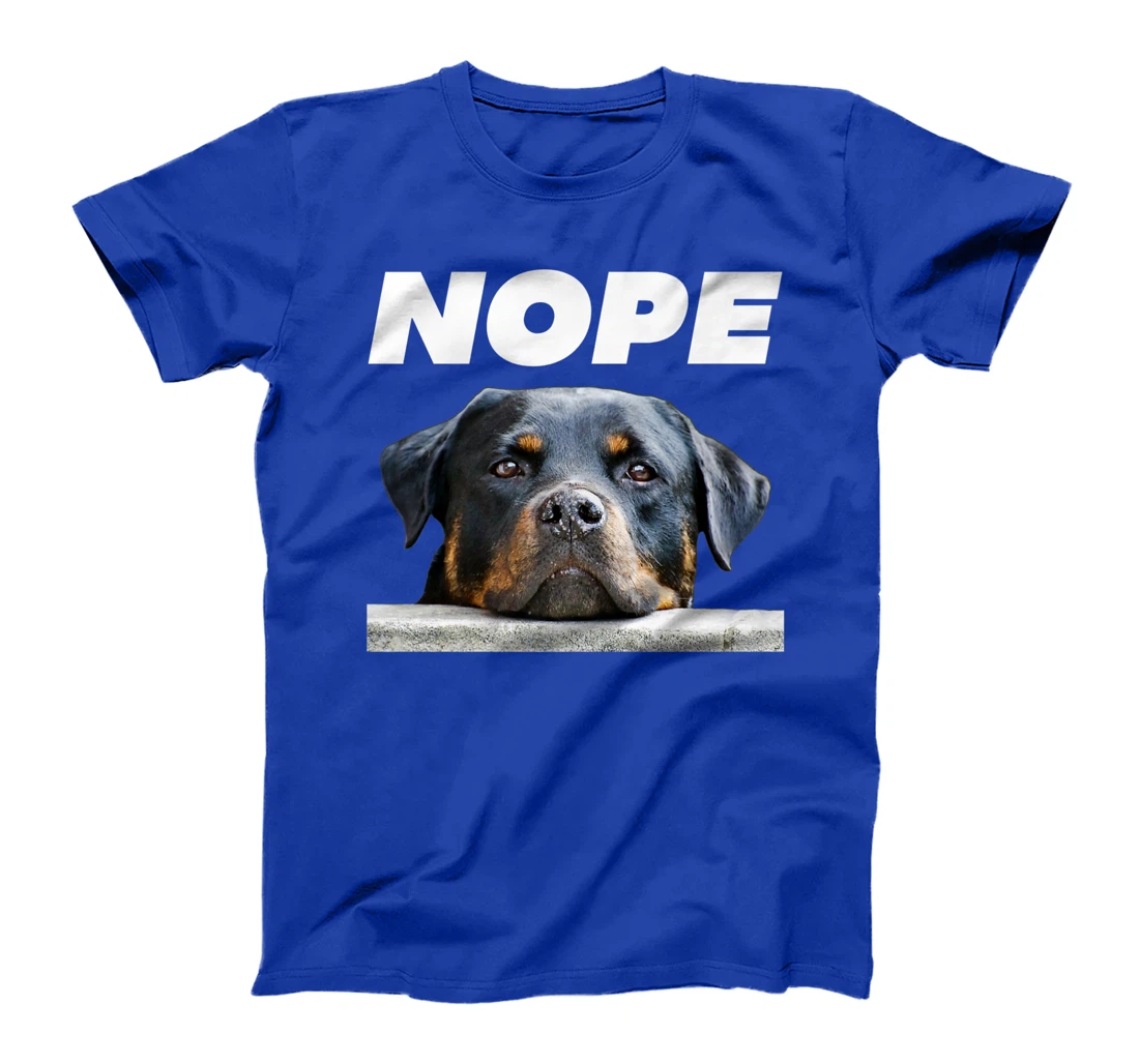 Rotweiller Nope Rottie Face Not Today Love My Rottweiler Dog Premium T-Shirt