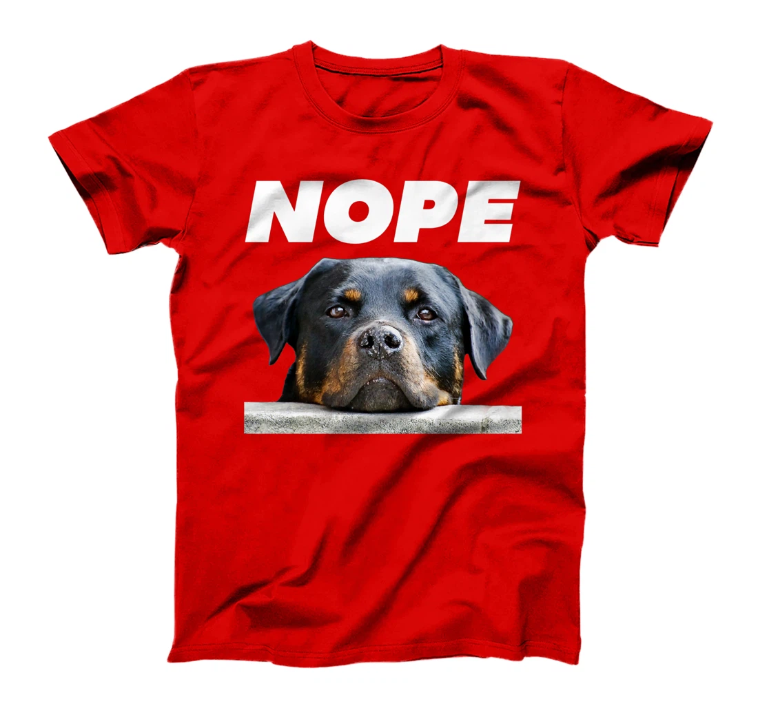 Rotweiller Nope Rottie Face Not Today Love My Rottweiler Dog Premium T-Shirt