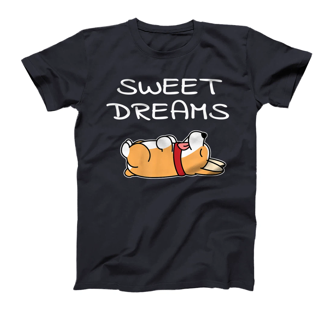 Corgi Puppy Sweet Dreams Pajama for Bedtime T-Shirt