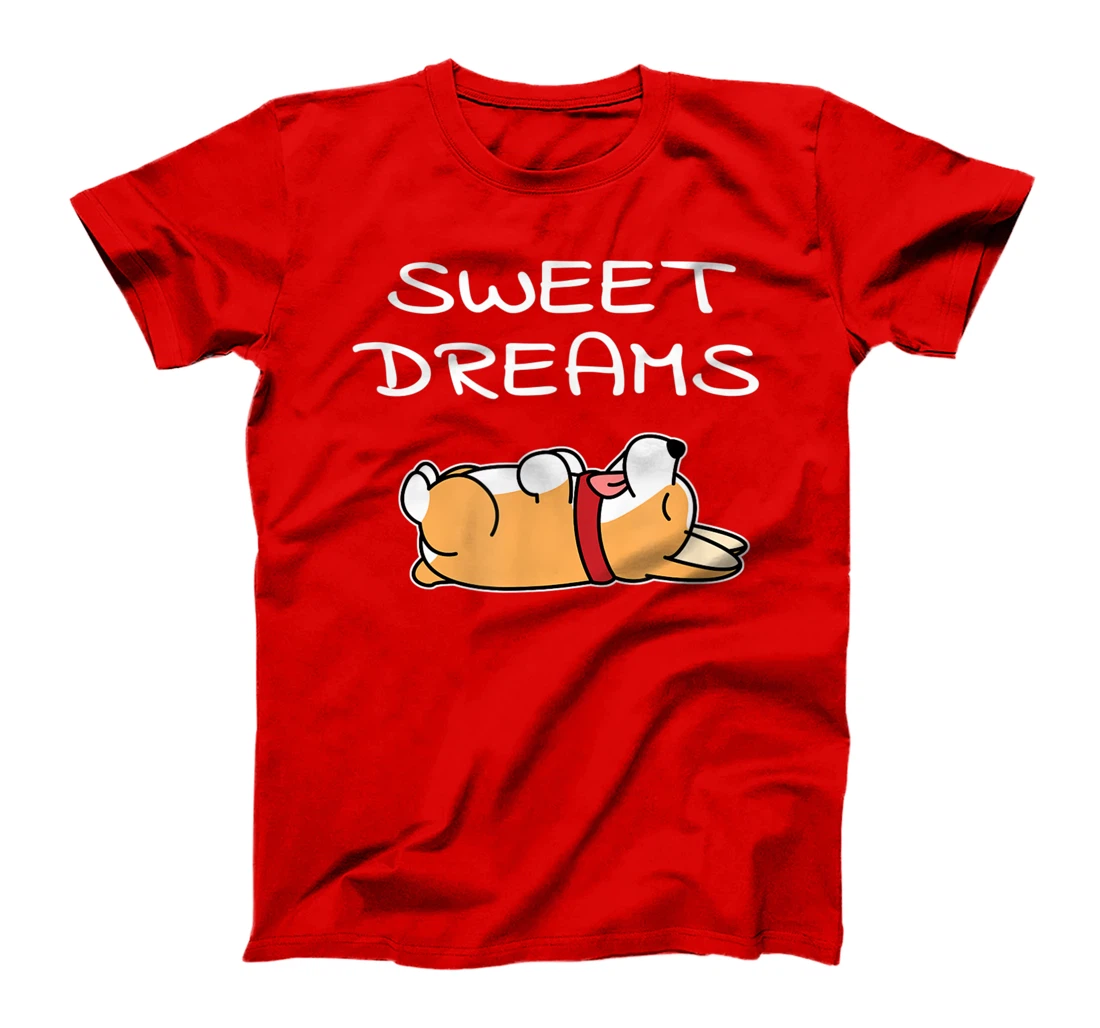 Corgi Puppy Sweet Dreams Pajama for Bedtime T-Shirt