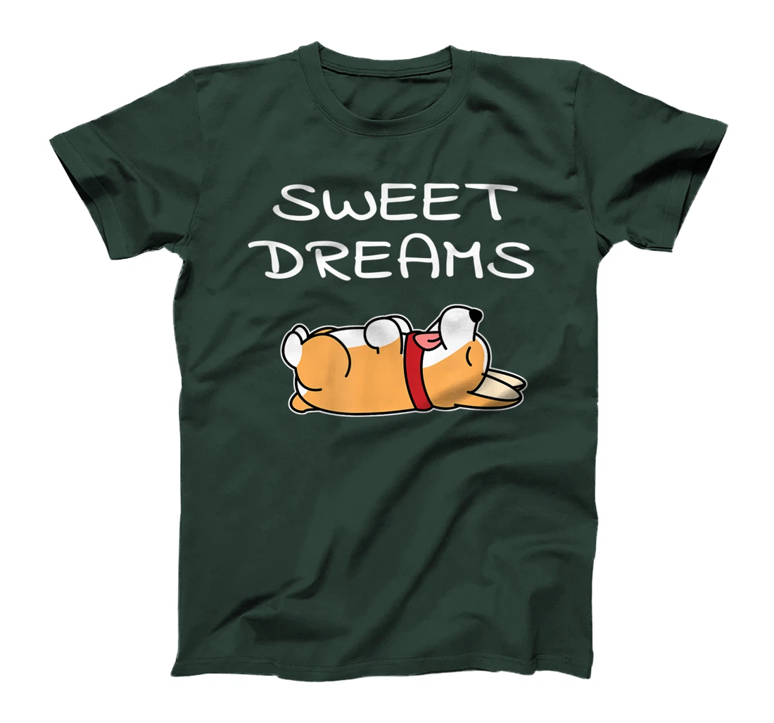 Corgi Puppy Sweet Dreams Pajama for Bedtime T-Shirt