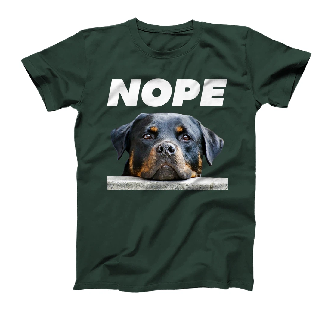 Rotweiller Nope Rottie Face Not Today Love My Rottweiler Dog Premium T-Shirt