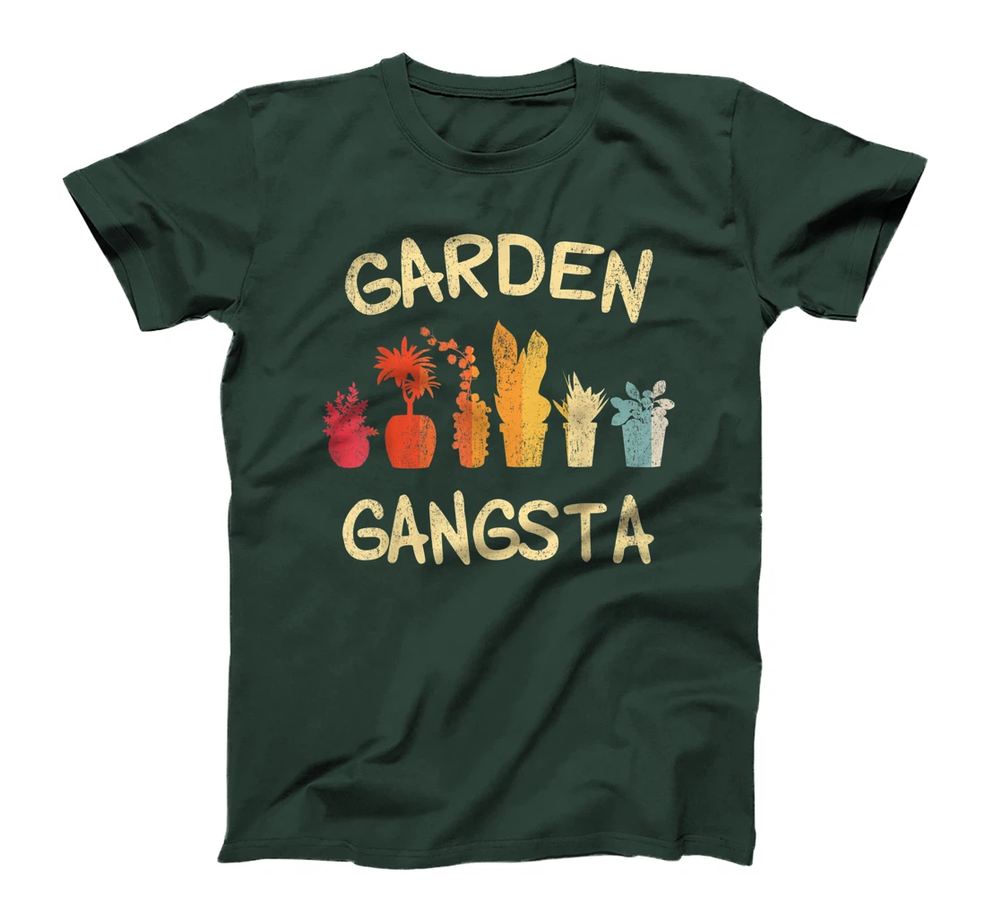 Garden Gangsta Plants Gardening Planting Hobby Gift Tee T-Shirt